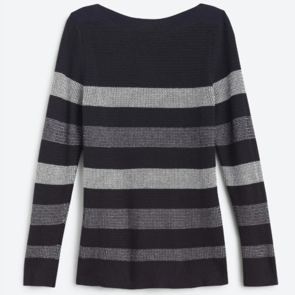 Market & Spruce Tawnee Cotton Blend Waffle Stitch Pullover - NWOT